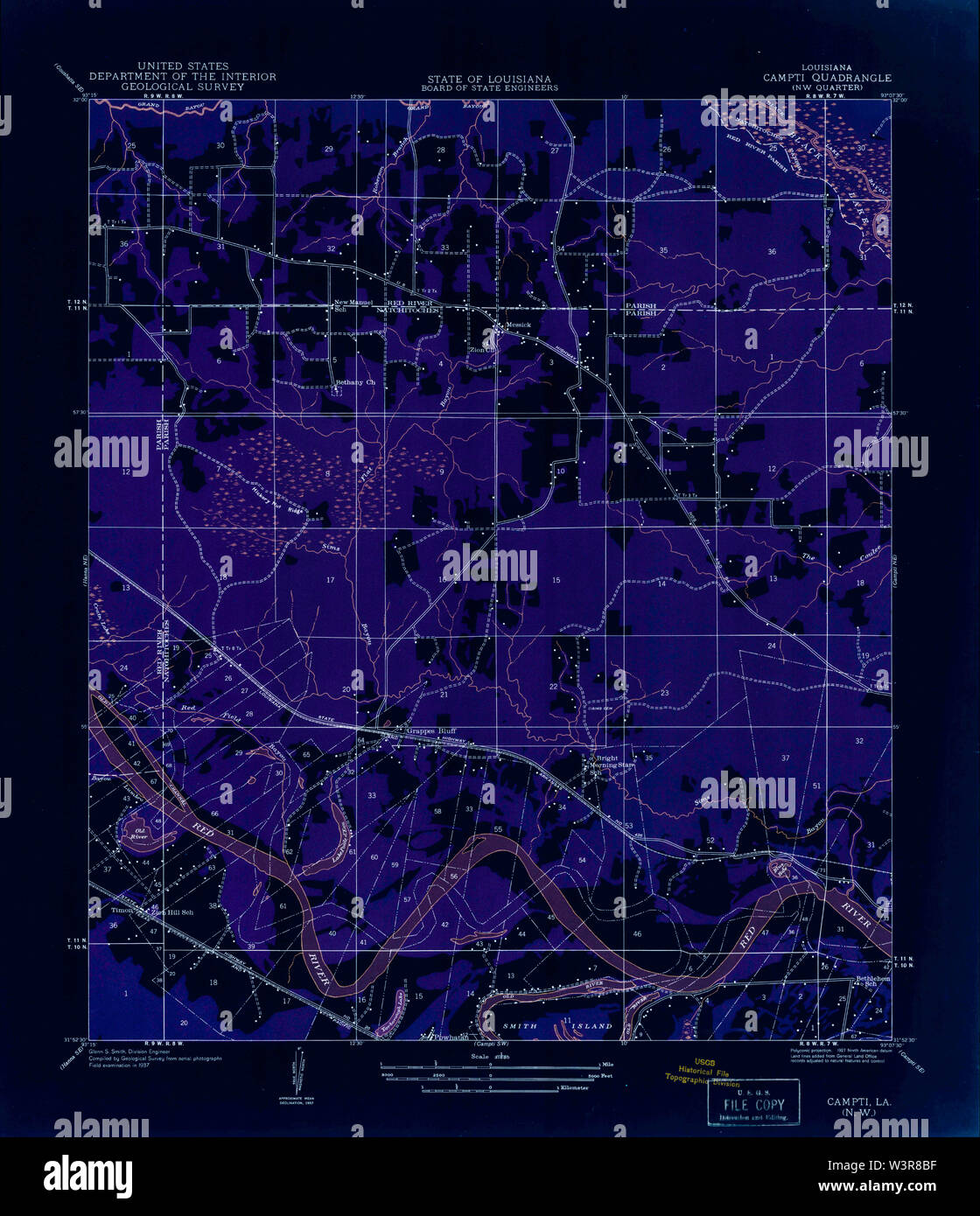 Karte von campti Fotos und Bildmaterial in hoher Auflösung Alamy