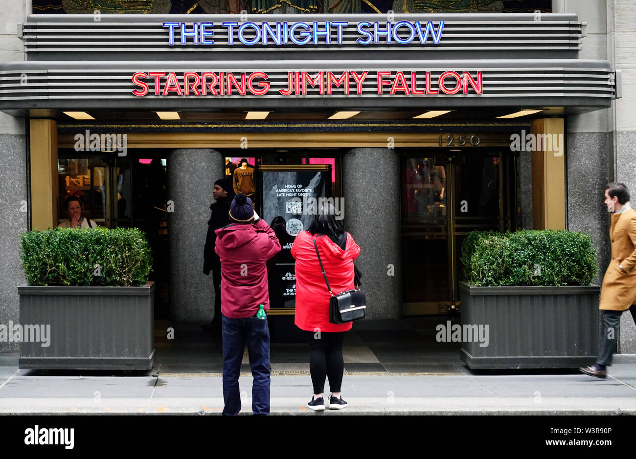 Die Tonight Show starring Jimmy Fallon Rockefeller Center NEW YORK CITY Stockfoto