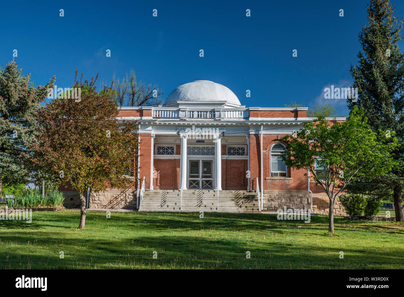 Carnegie Library, 1904, neoklassischen Revival Stil, Las Vegas, New Mexico, USA Stockfoto