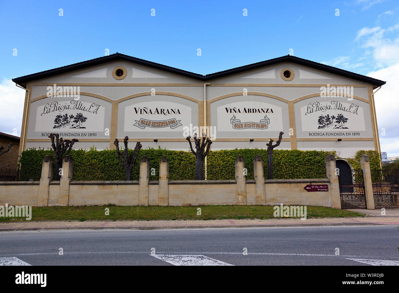 Bodegas La Rioja Alta S.A. Haro, La Rioja, Spanien Stockfoto