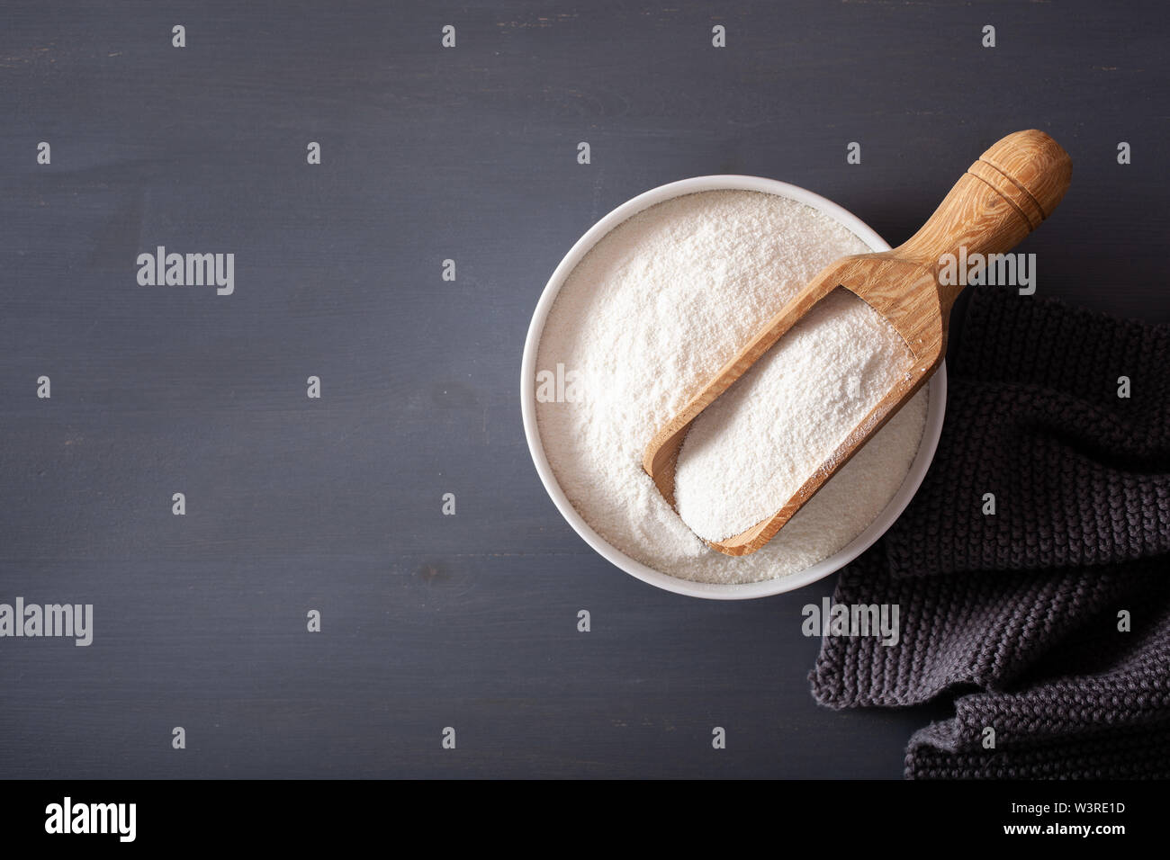 Kokos Mehl gesund Zutat für Keto paleo Diät Stockfoto