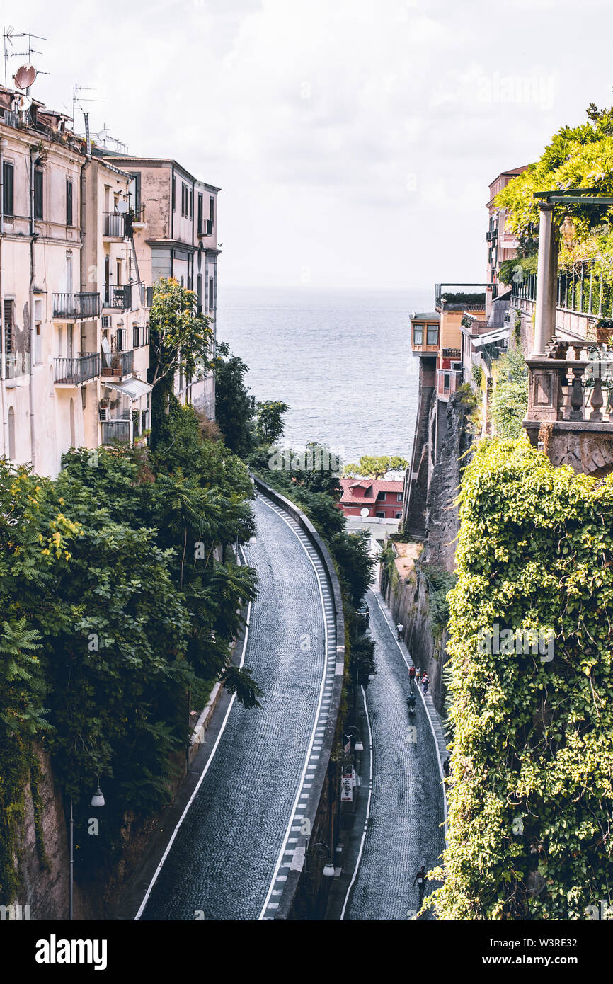 Straßen und in Sorrent, Italien Stockfoto