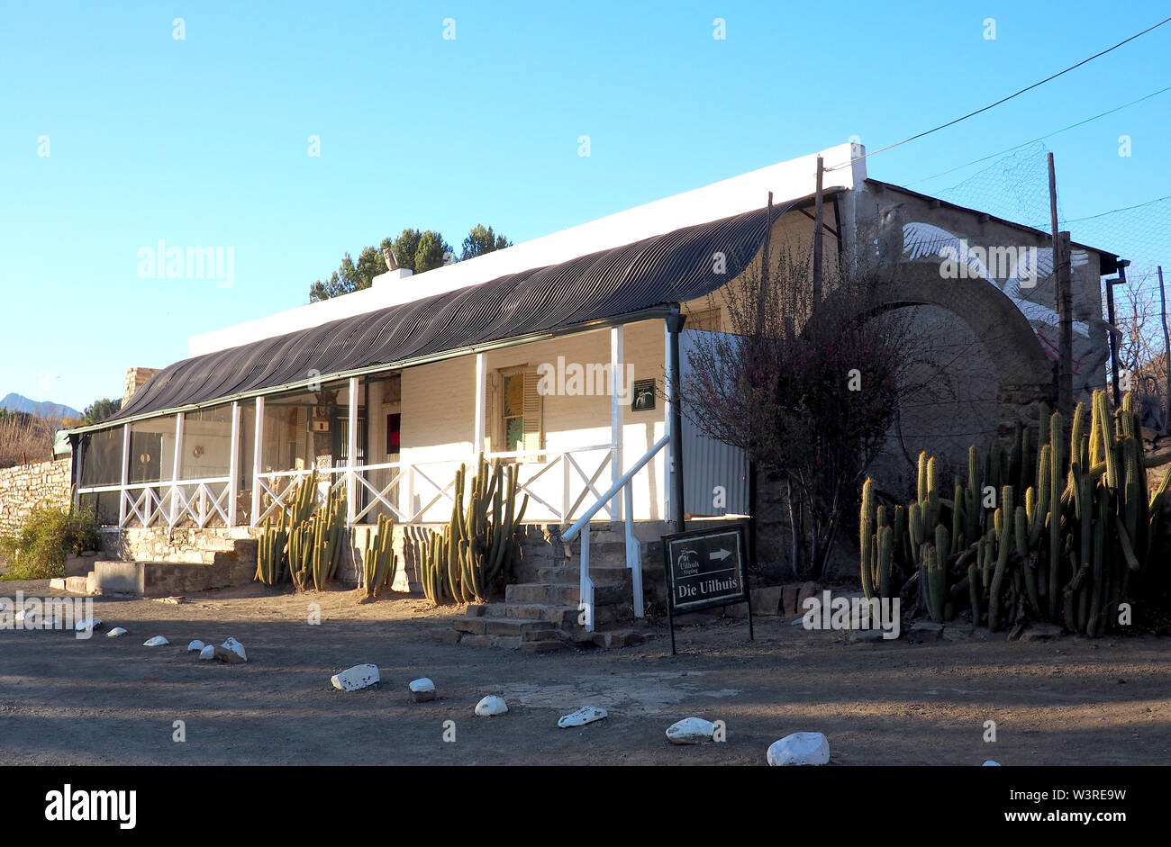 1. Juli 2019 - Die Owl House, Nieu Bethesda, Südafrika Stockfoto