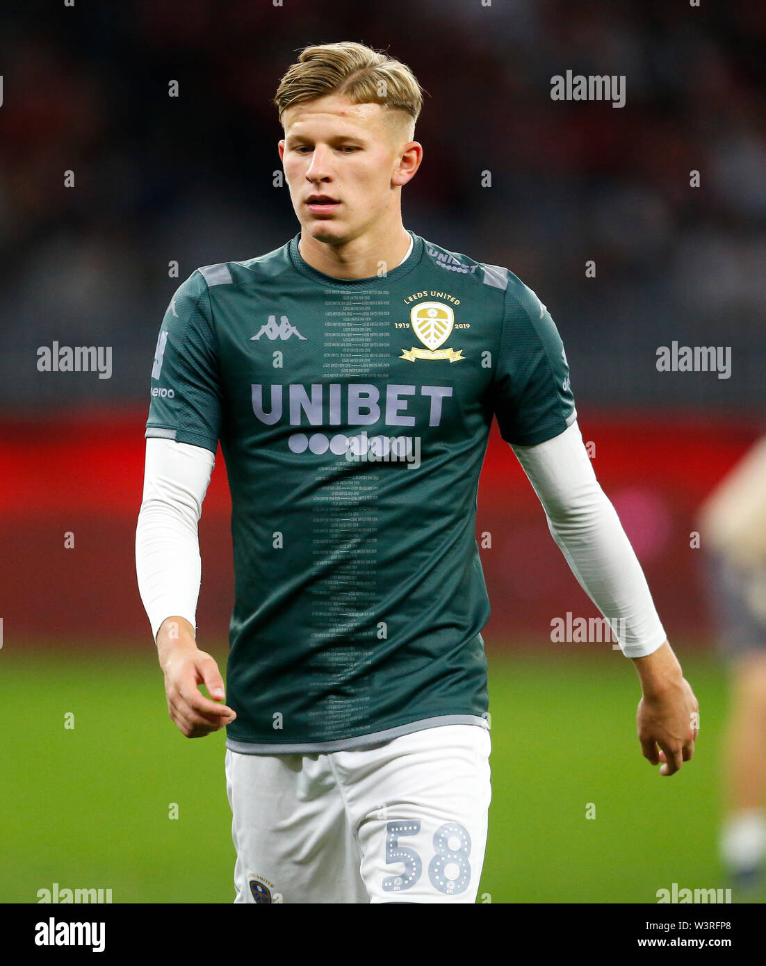 Optus Stadion, Burswood, Perth, Westaustralien. 17. Juli 2019. Manchester United gegen Leeds United; Saisonvorbereitung Tour; Mateusz Gefälschte von Leeds United Credit: Aktion Plus Sport Bilder/Alamy leben Nachrichten Stockfoto