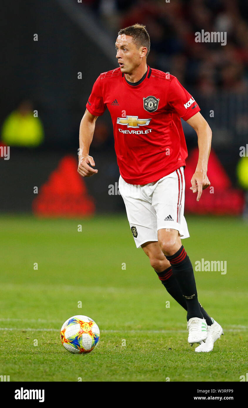 Optus Stadion, Burswood, Perth, Westaustralien. 17. Juli 2019. Manchester United gegen Leeds United; Saisonvorbereitung Tour; Nemanja Matic von Manchester United Quelle: Aktion Plus Sport Bilder/Alamy leben Nachrichten Stockfoto