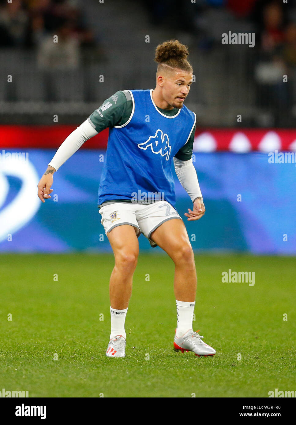 Optus Stadion, Burswood, Perth, Westaustralien. 17. Juli 2019. Manchester United gegen Leeds United; Saisonvorbereitung Tour; Leslie Phillips von Leeds United Credit: Aktion Plus Sport Bilder/Alamy leben Nachrichten Stockfoto