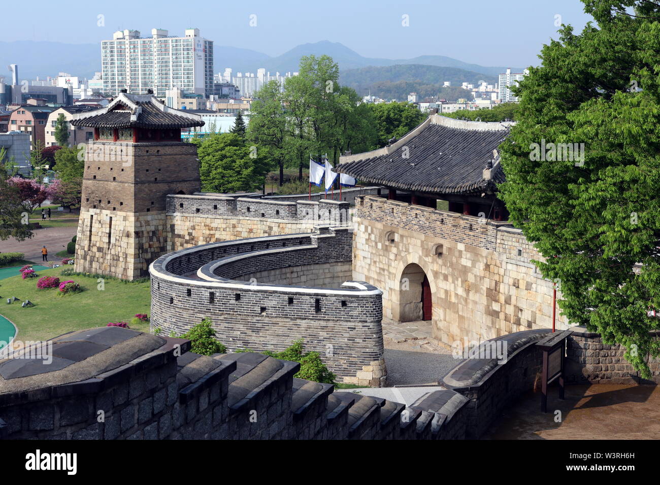 Hwaseong Festung in Suwon, Korea Stockfoto