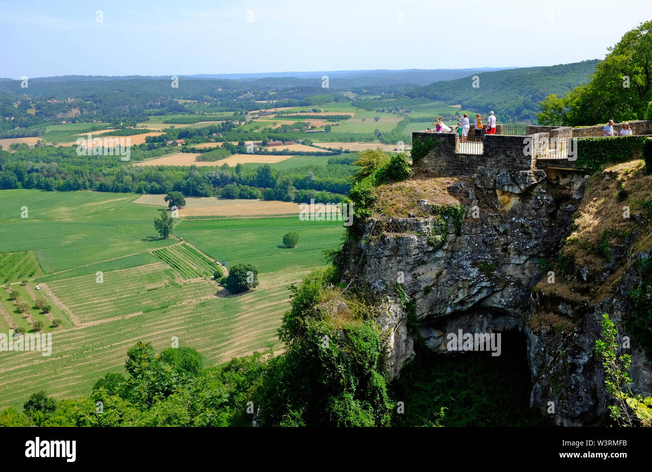 Domme, Dordogne, Frankreich Stockfoto