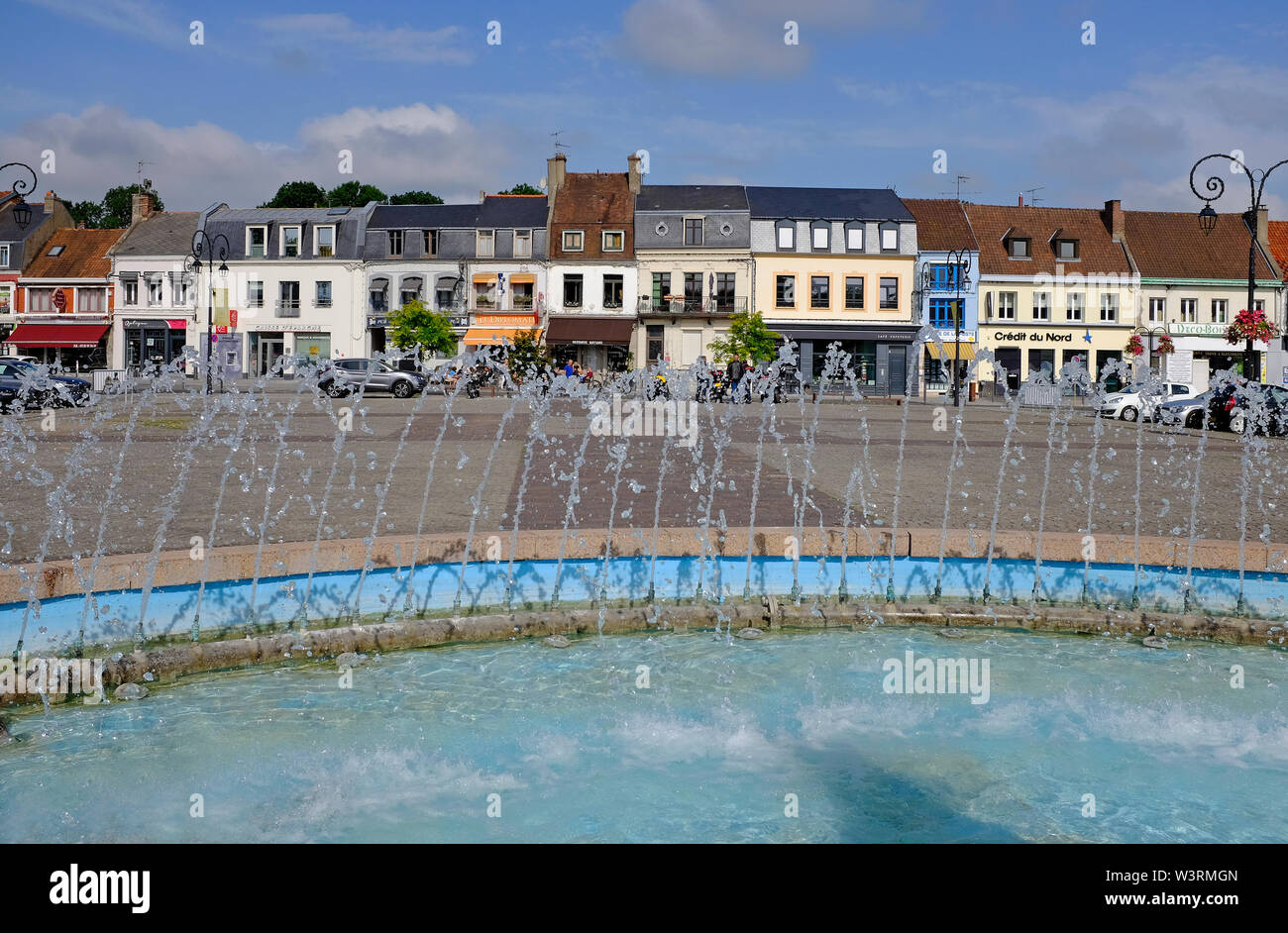 Montreuil-sur-Mer, Pas-de-Calais, Nord Frankreich Stockfoto