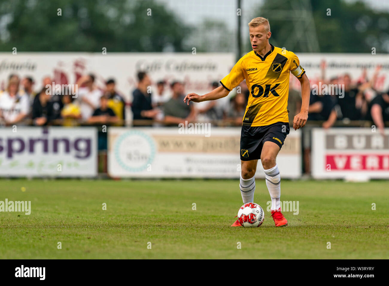 OUDENB.S., Niederlande, 17-07-2019, Fußball,, Niederländisch tweede divisie, Saison 2019-2020, NAC Jan Paul van Hecke, während des Spiels NAC-Lokeren (freundlich), Stockfoto