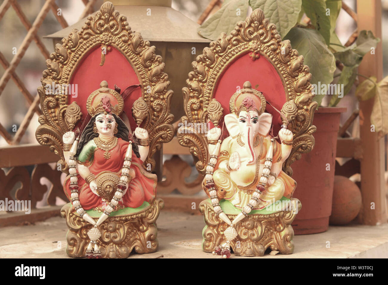 Indischen Götzen für den Gottesdienst im Festival Stockfoto