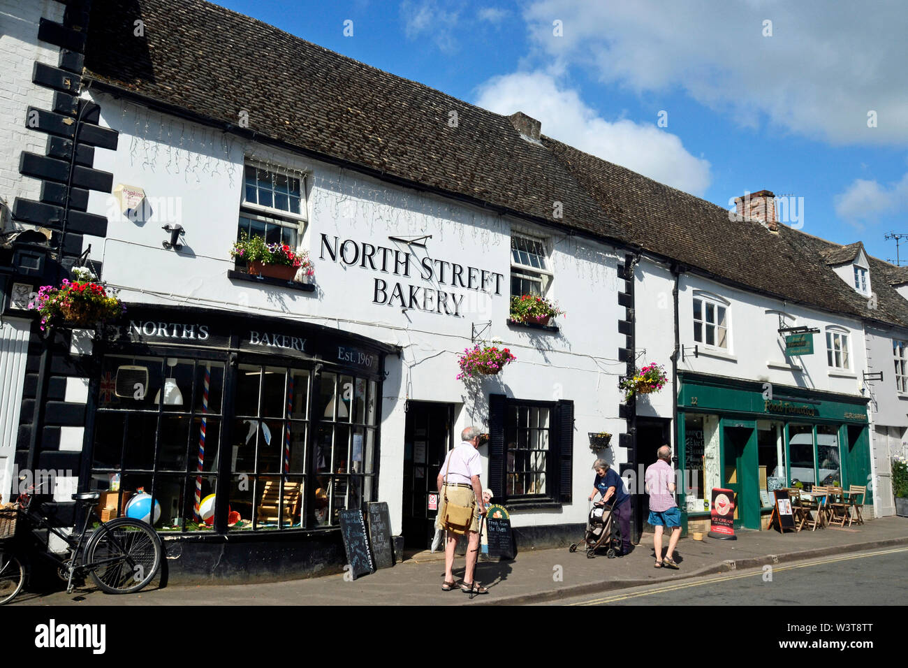 North Street Bäckerei, Winchcombe, Gloucestershire, England, Großbritannien Stockfoto