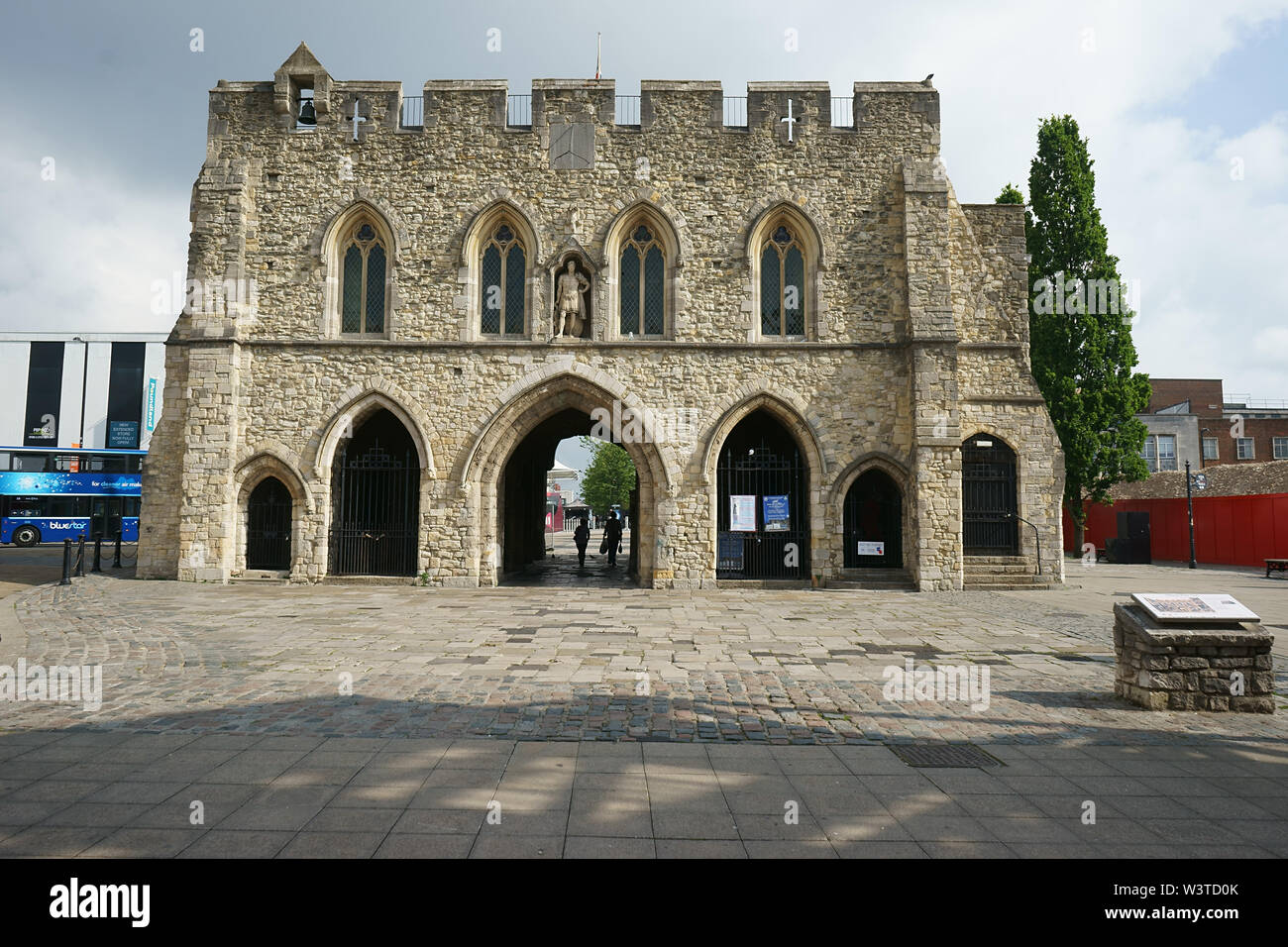 Das Bargate mittelalterlichen Tor im Zentrum Stadt, Southampton, Hampshire, England, UK Stockfoto