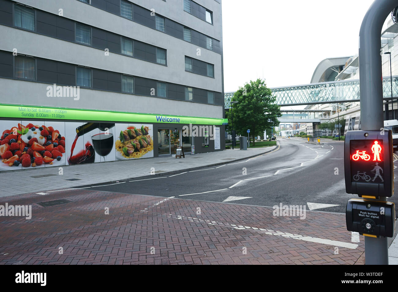 Ampel in Southampton Street, Großbritannien Stockfoto
