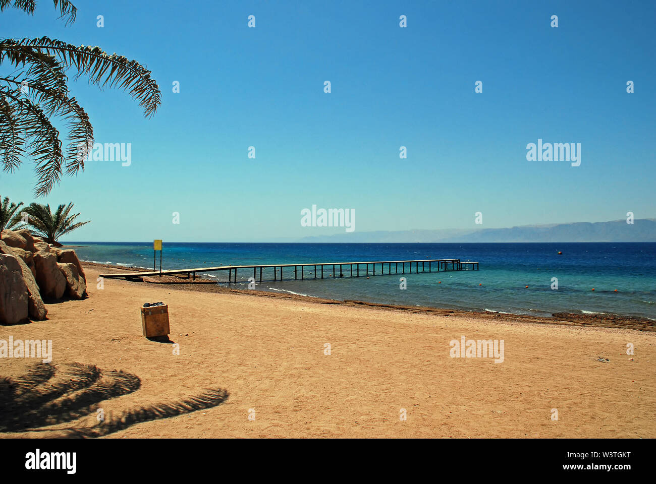 Die Ufer der Marine Park in Jordanien Aqaba Stockfoto