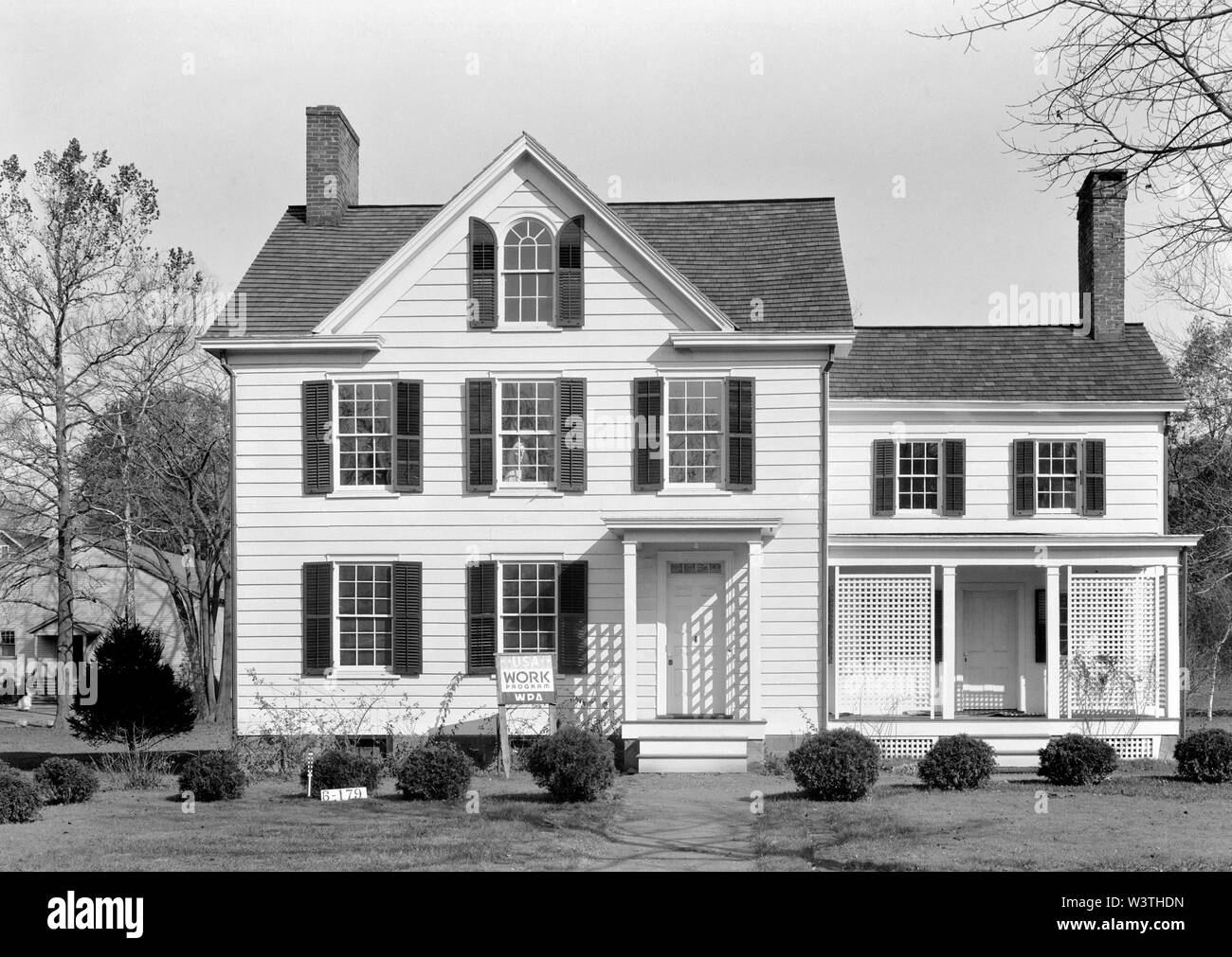 Grover Cleveland Geburtsort, 207 Bloomfield Avenue, Caldwell, Essex County, New Jersey, USA, historischen amerikanischen Gebäuden Survey, 1930 Stockfoto