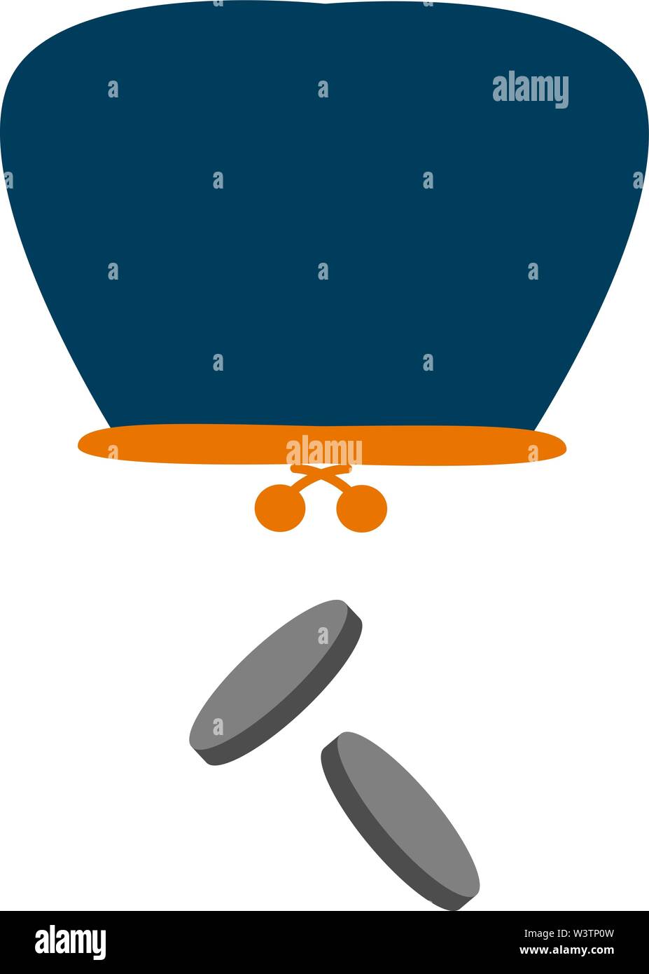 Wallet und Geld, Illustration, Vektor auf weißem Hintergrund. Stock Vektor