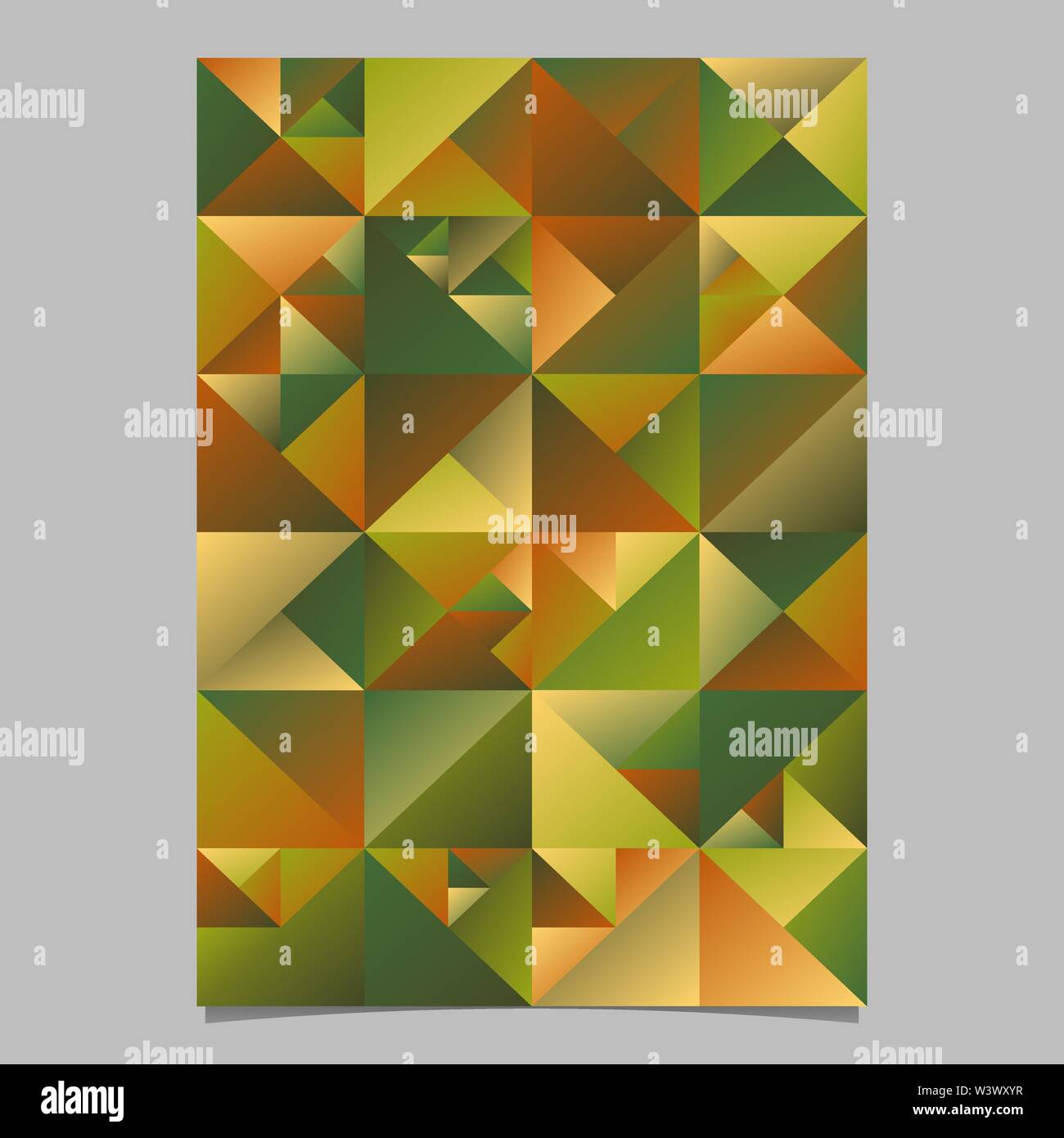 Abstrakte geometrische Dreieck poster Vorlage Hintergrund - bunte polygonalen vector Seite Abbildung: Stock Vektor