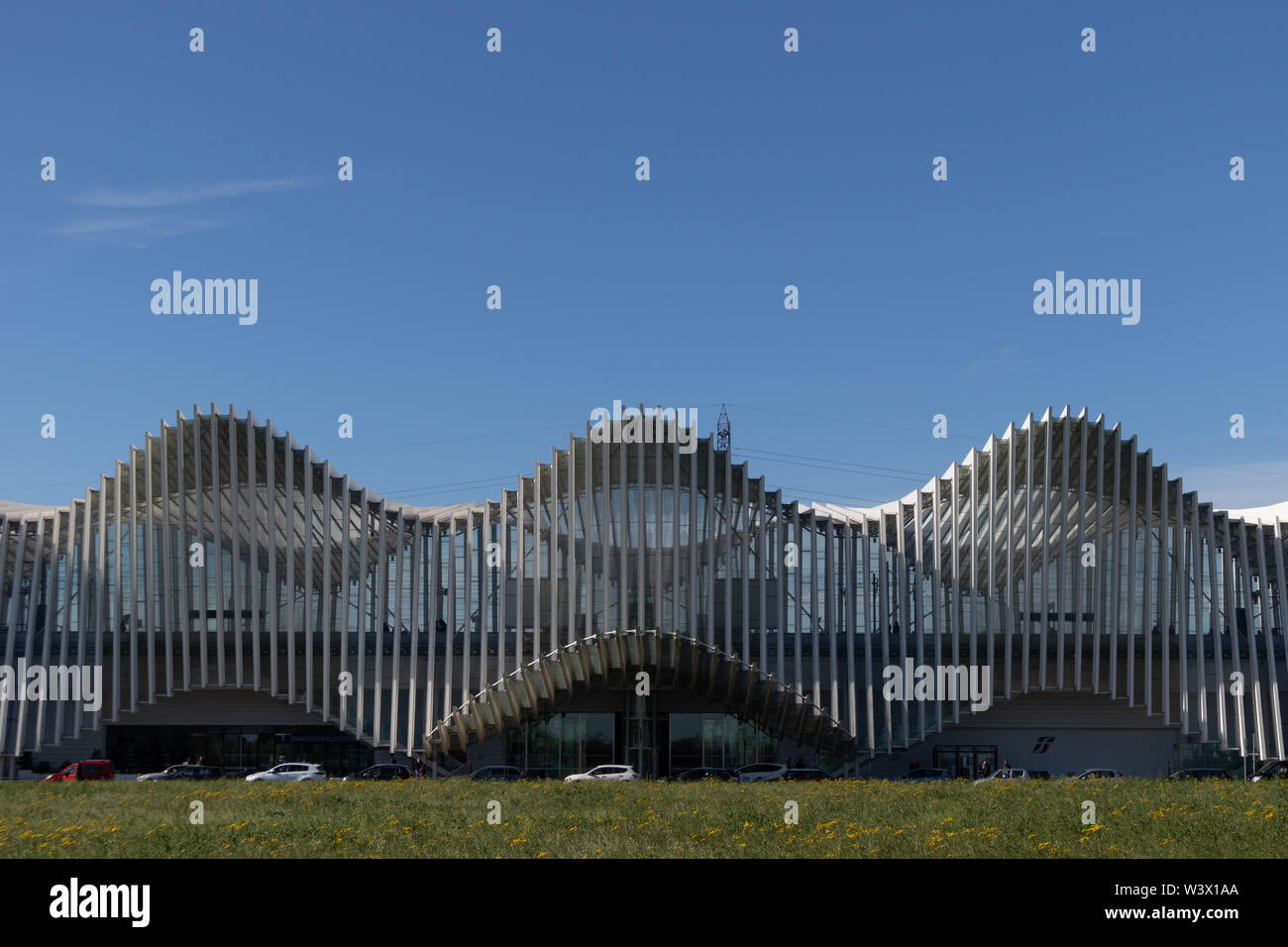 MEDIOPADANA BAHNHOF, REGGIO EMILLIA, ITALIA Stockfoto