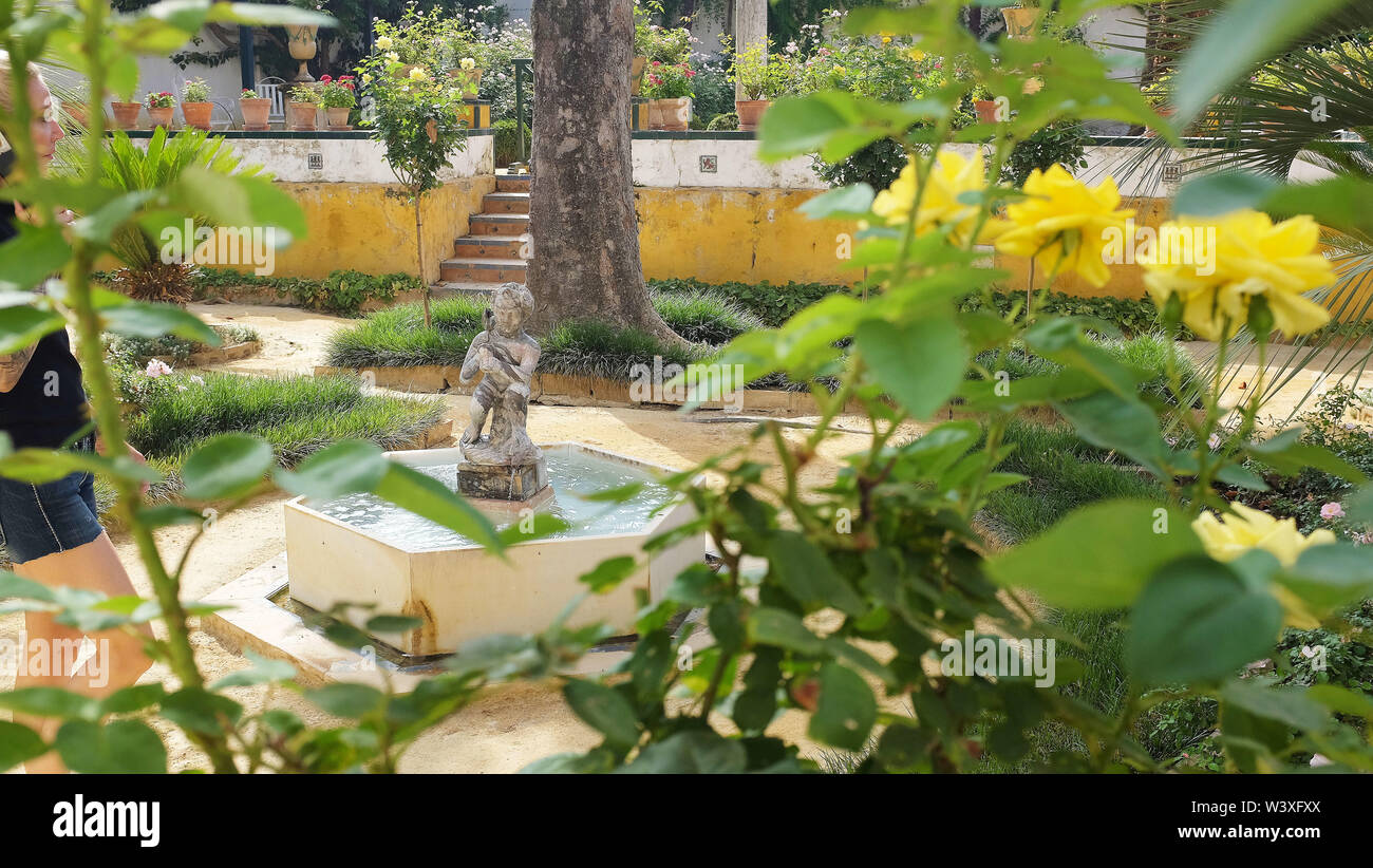 Die Casa de Pilatos, Pontious Pilates Haus in Sevilla, Spanien. Stockfoto