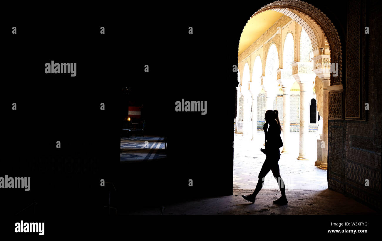 Die Casa de Pilatos, Pontious Pilates Haus in Sevilla, Spanien. Stockfoto