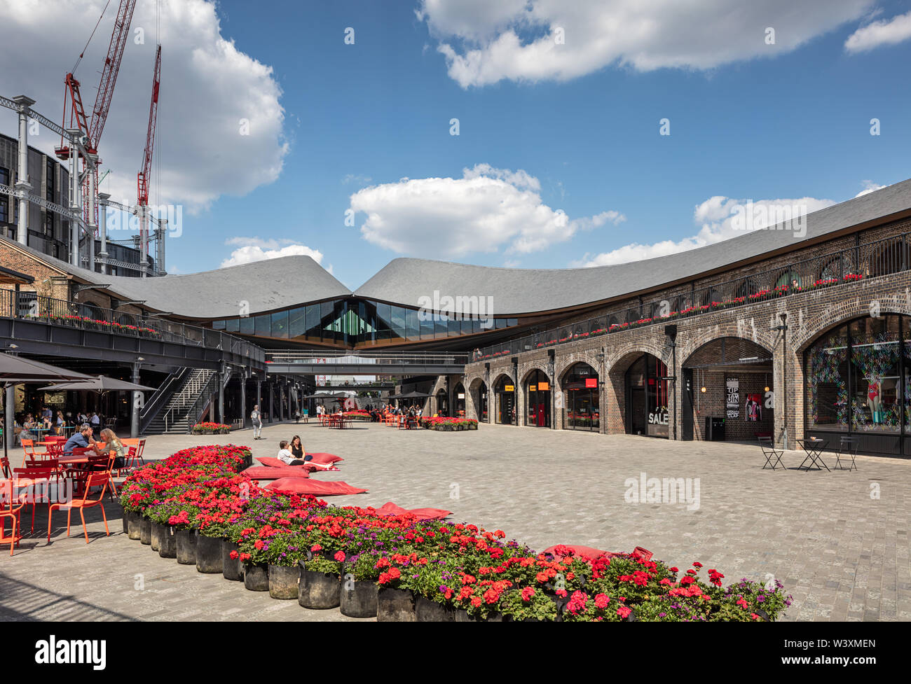 Kohle Tropfen Hof Einkaufszentrum an der London Kings Cross Stockfoto