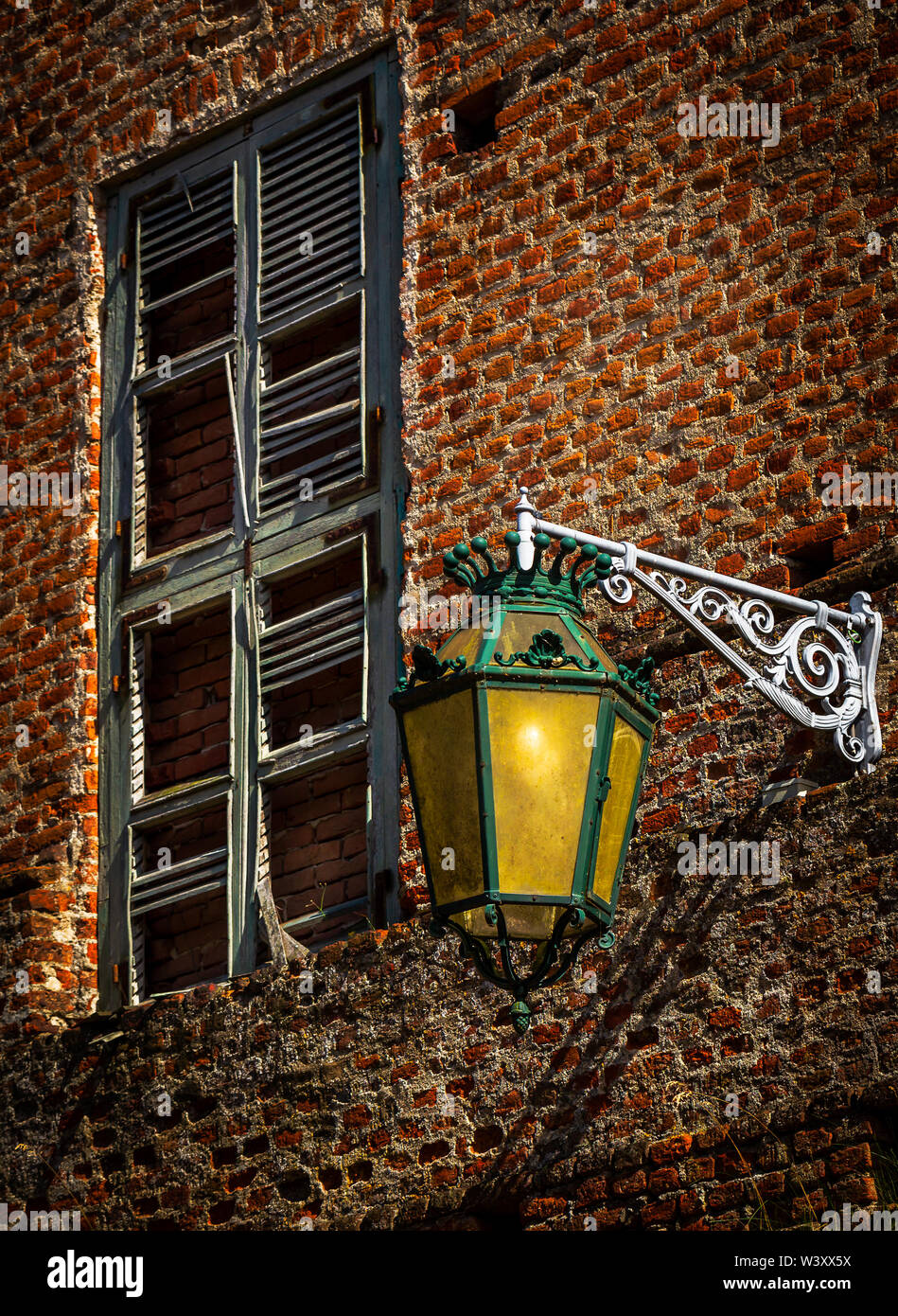 Italienischen Wandleuchten Stockfoto Italienischen Wandleuchten Stockfoto
