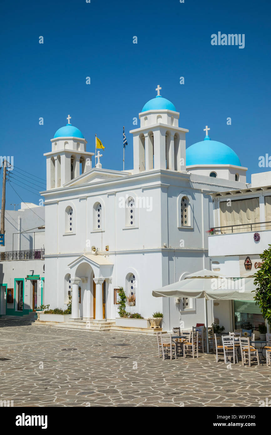 Parikia, Paros, Kykladen, Griechenland Stockfoto