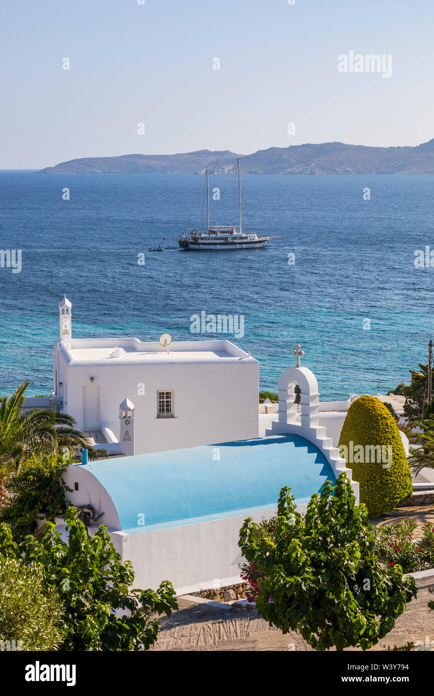 Agios Ioannis, Mykonos, Kykladen, Griechenland Stockfoto