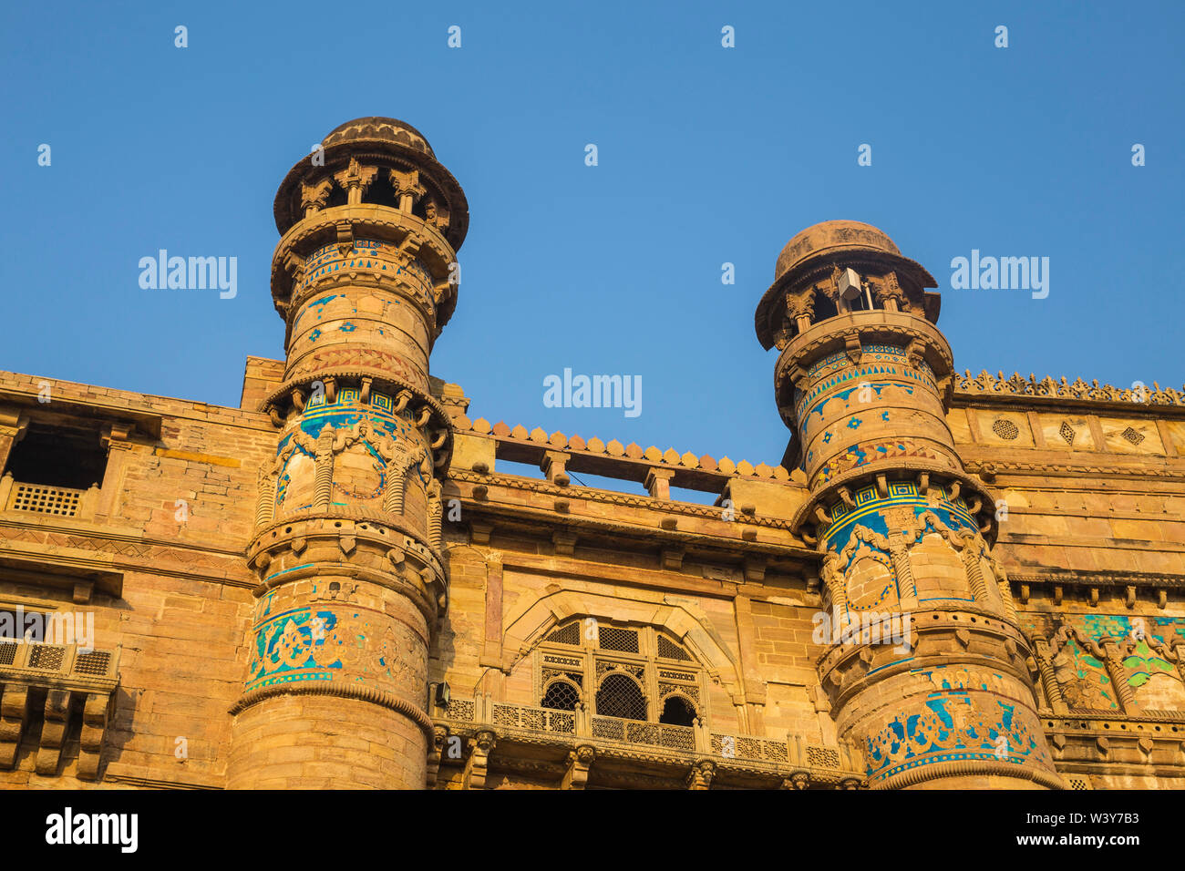 Indien, Madhya Pradesh Gwalior, Gwalior Fort, Man Singh Palace Stockfoto