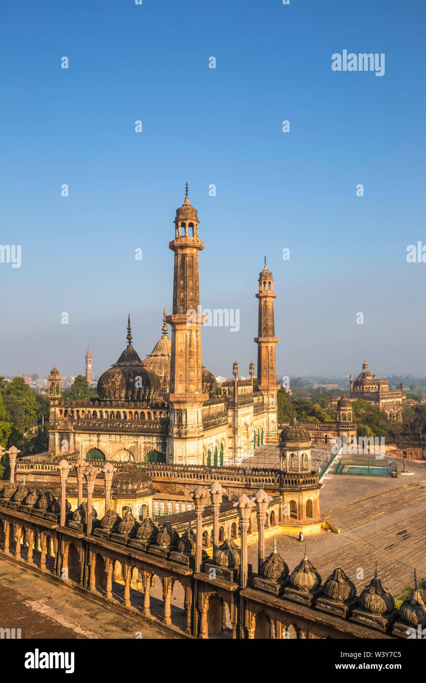 Indien, Uttar Pradesh, Lucknow, Asifi Moschee an Bara Imambara Komplex Stockfoto