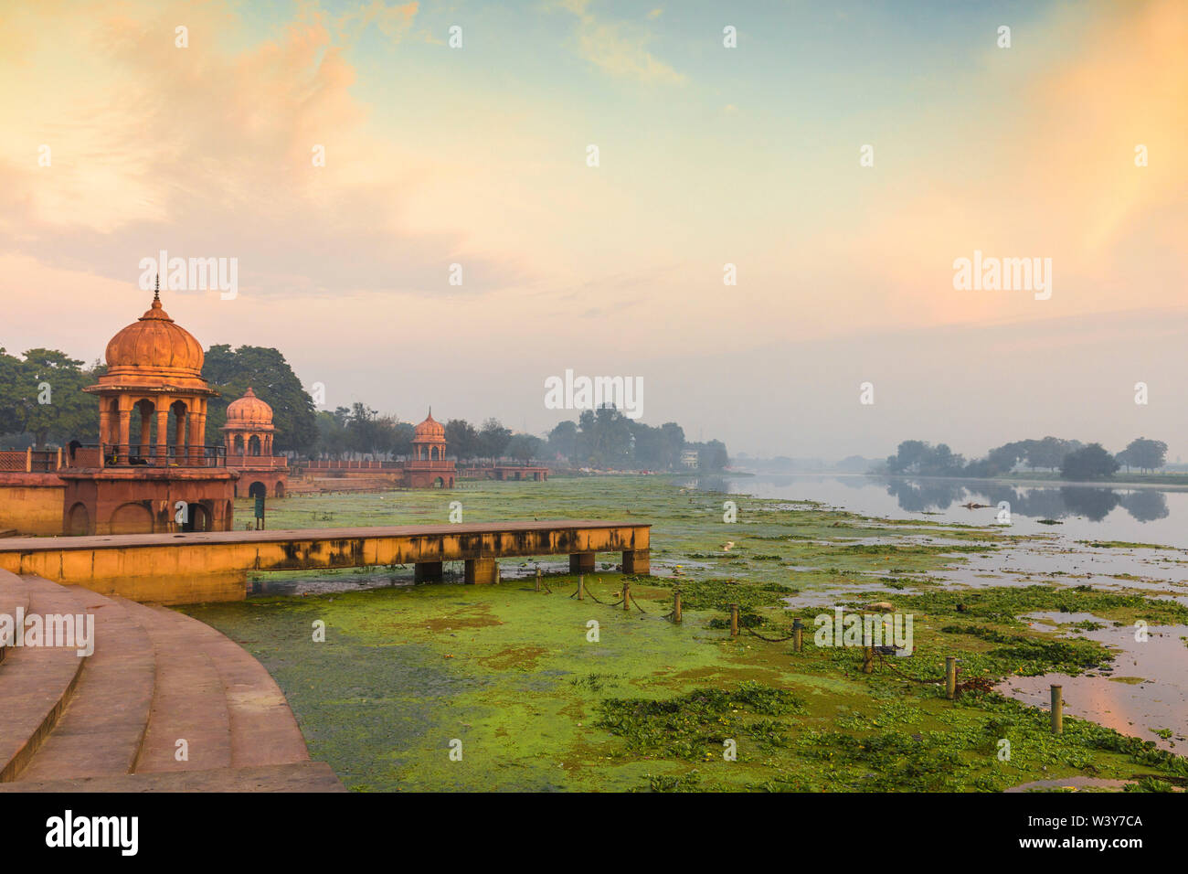 Indien, Uttar Pradesh, Lucknow, Indien, Uttar Pradesh, Lucknow, Kuria Ghat Stockfoto
