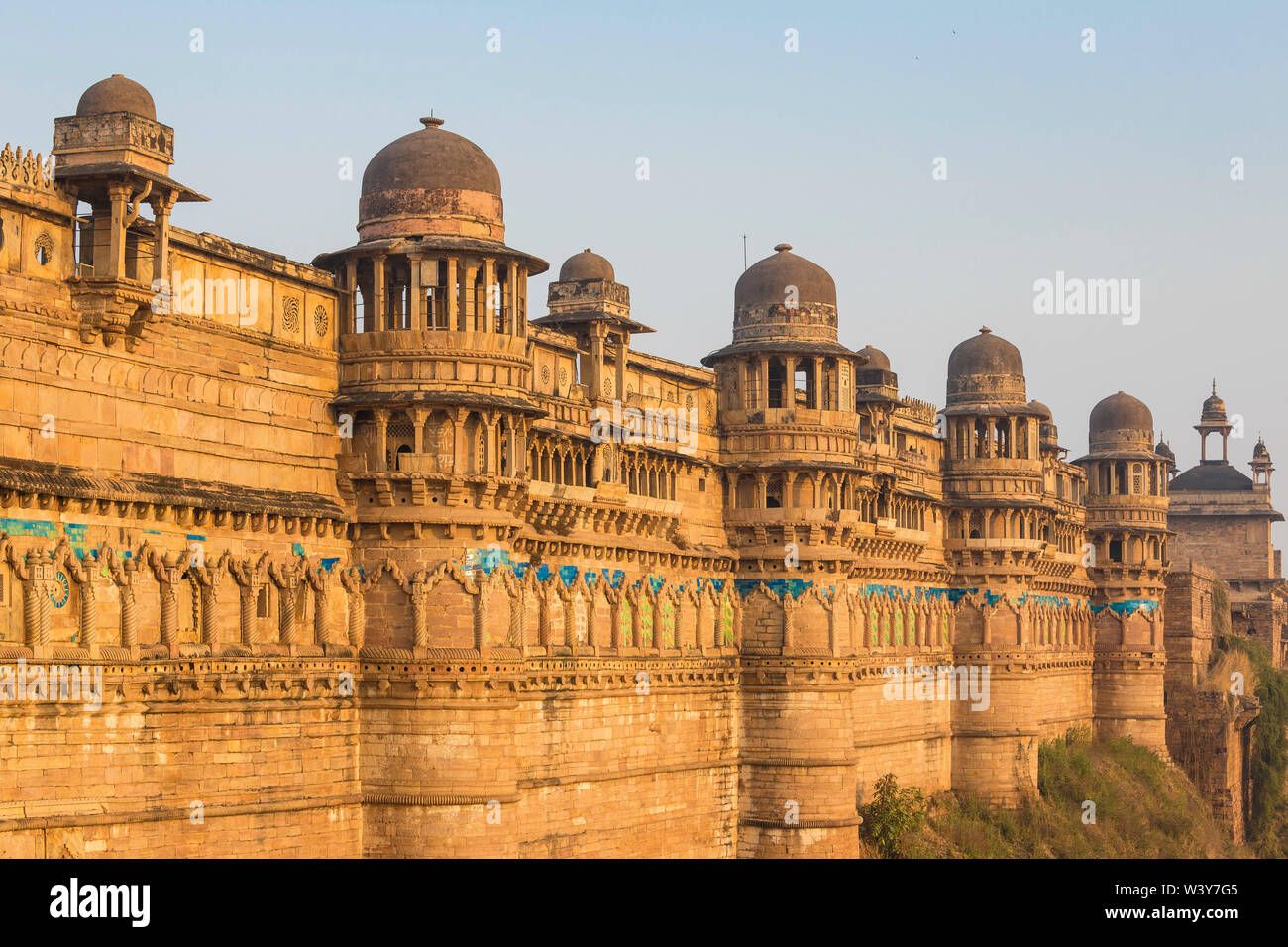 Indien, Madhya Pradesh Gwalior, Gwalior Fort, Man Singh Palace Stockfoto