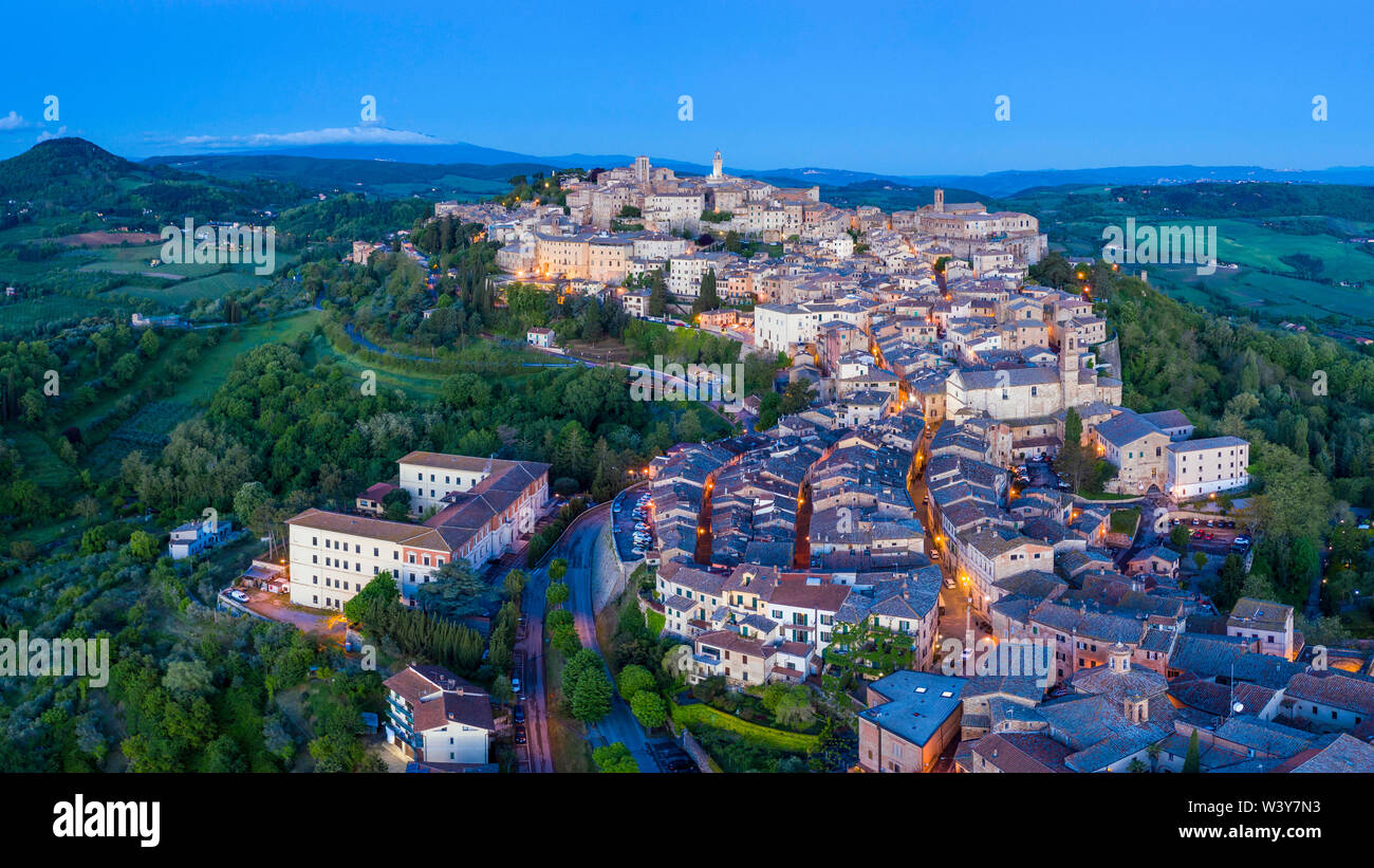 Italien, Toskana, Provinz Siena, Montepulciano Stockfoto