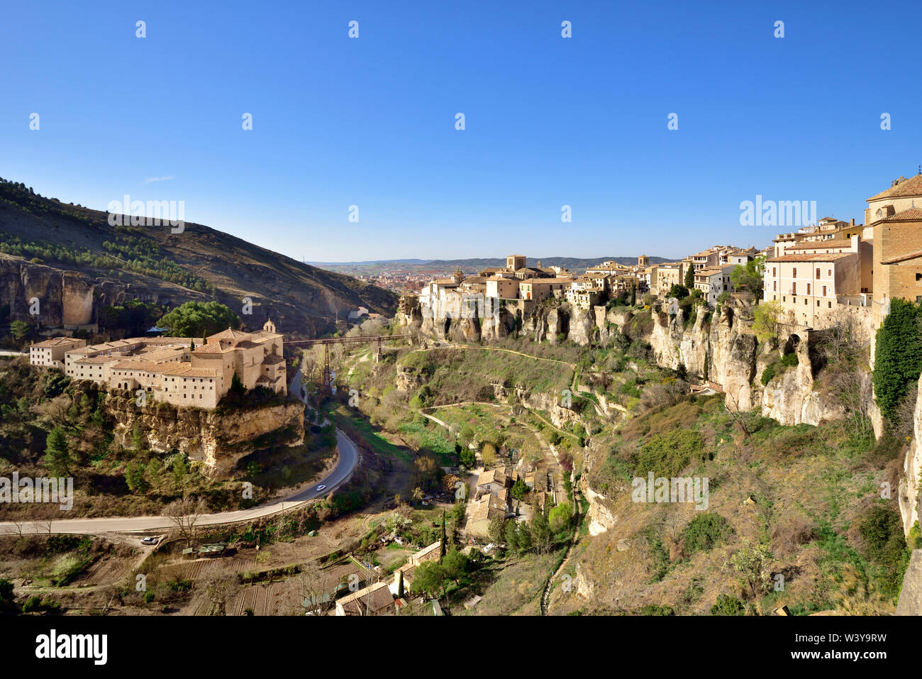 Die ummauerte Stadt Cuenca, die zum Weltkulturerbe der Unesco gehört. Castilla la Mancha, Spanien Stockfoto