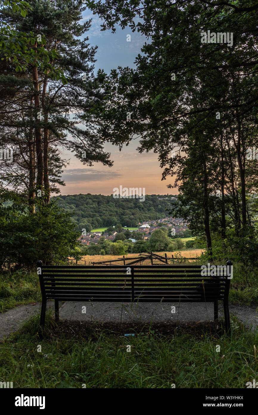 Einen Sitzplatz mit Aussicht Stockfoto