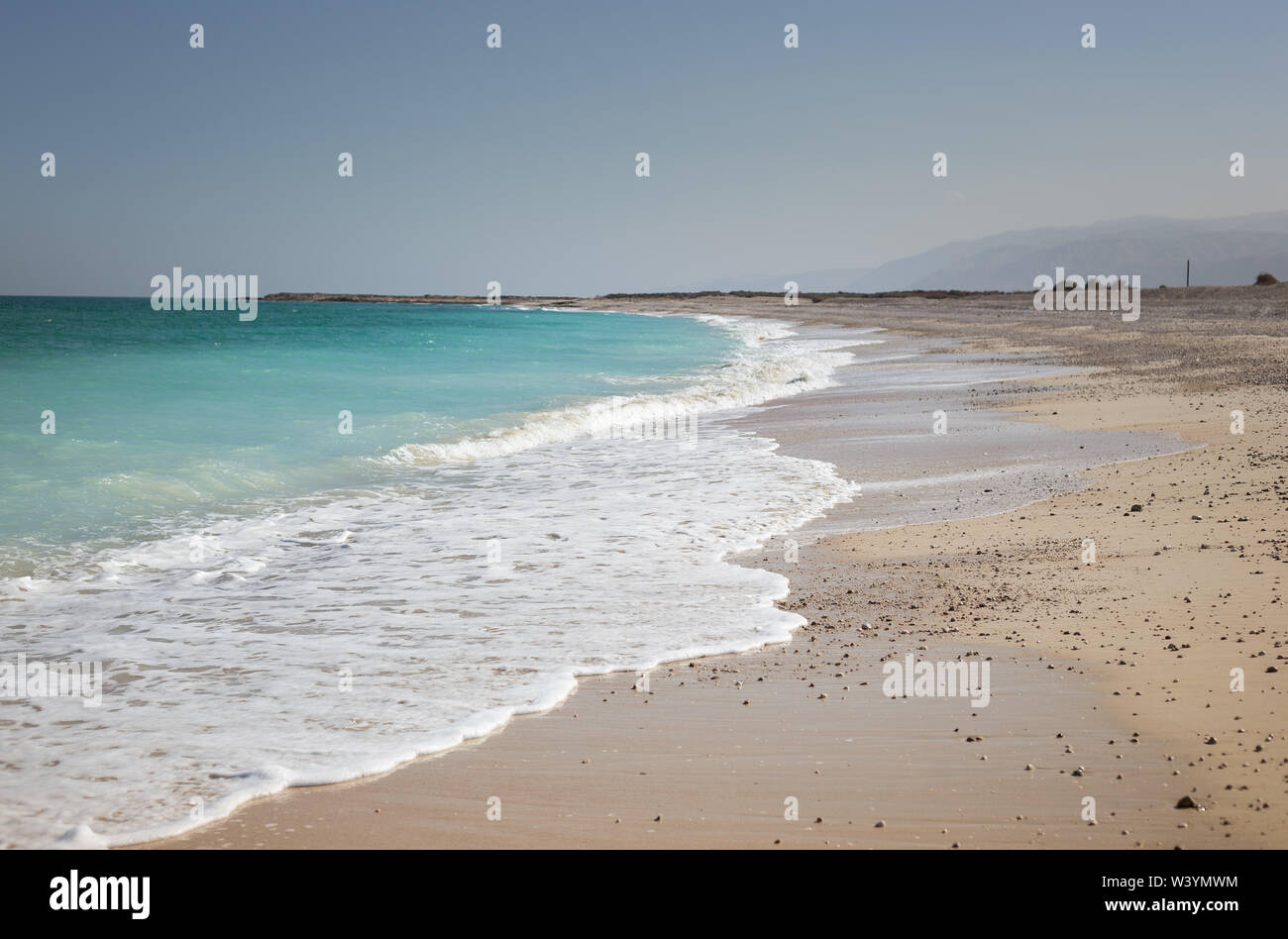 Schöne arabische Küste, Oman Stockfoto