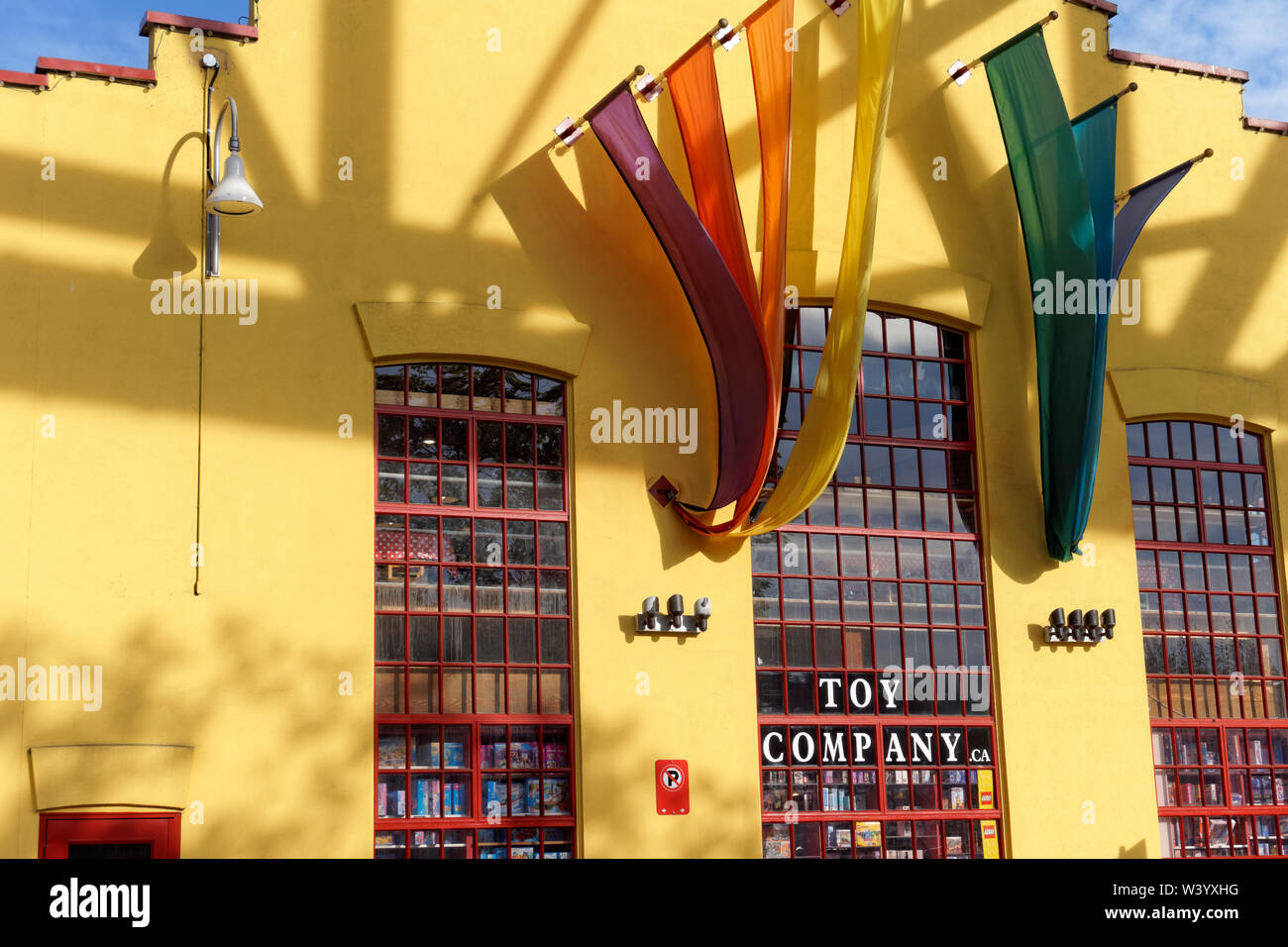 Das Granville Island Toy Company Store, Vancouver, BC, Kanada Stockfoto Das Granville Island Toy Company Store, Vancouver, BC, Kanada Stockfoto