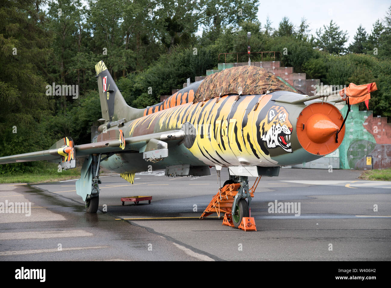 Sowjetische gemacht Jagdbomber Suchoi Su-22 in Gdynia, Polen. 13. Juli 2019 © wojciech Strozyk/Alamy Stock Foto Stockfoto