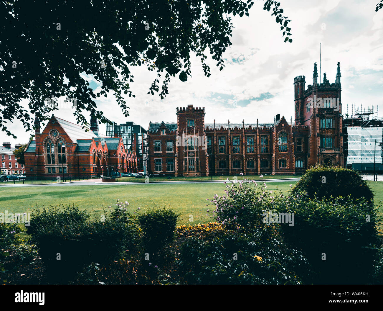 Der Queen's Universität in Belfast, Nordirland Stockfoto