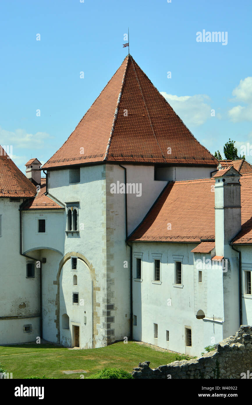 Schloss, Varaždin, Kroatien, Europa Stockfoto