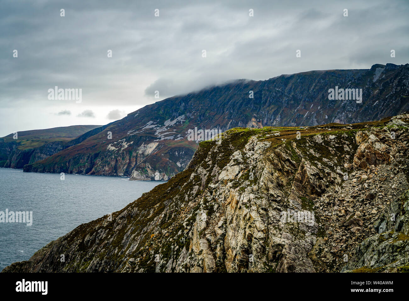 Einige der Küstengebiete rund um Carrick Irland im County Donegal. Stockfoto