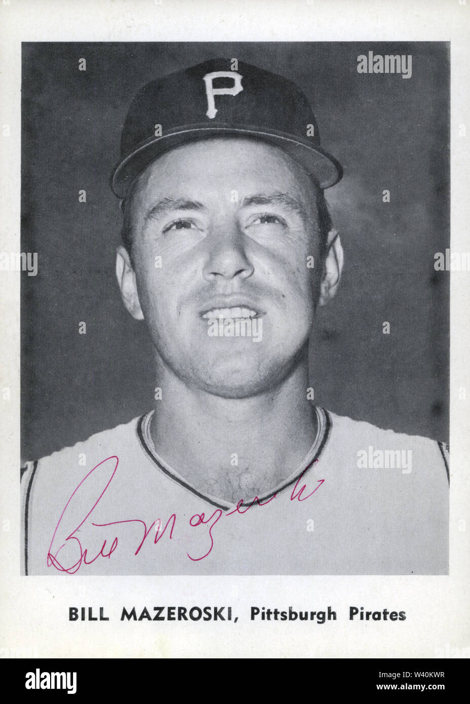 Bill Mazeroski, star Baseball Spieler mit den Pittsburgh Pirates in den 1960er Jahren Stockfoto