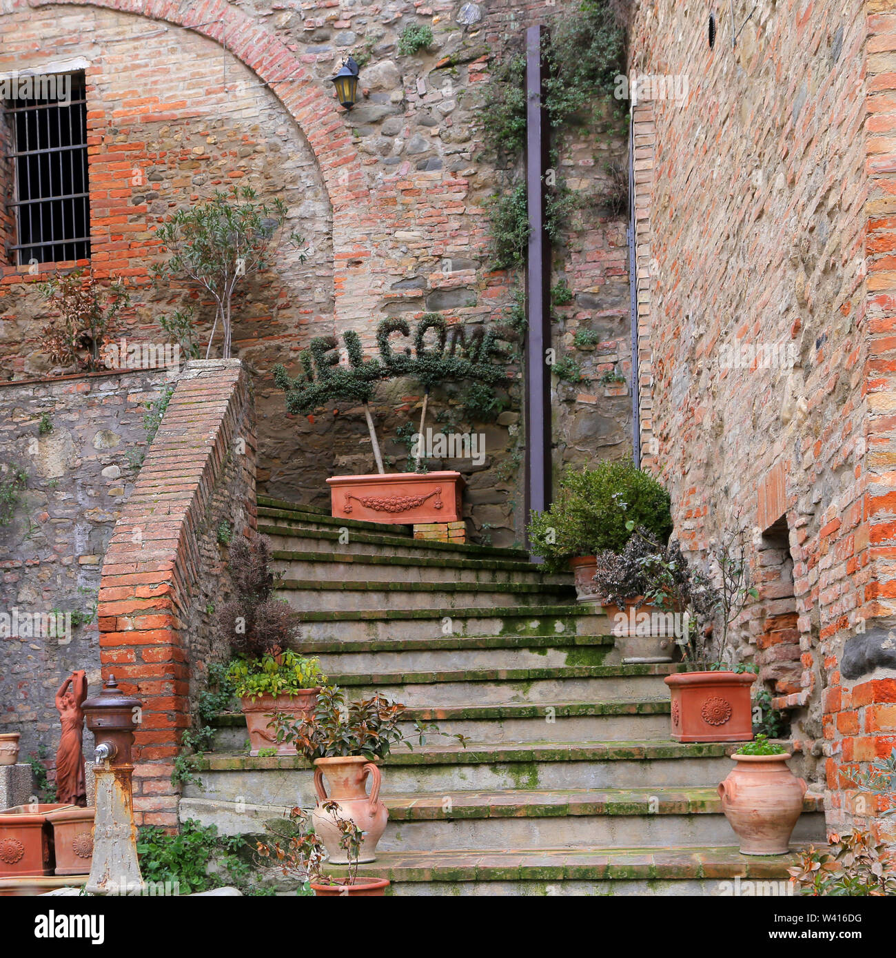 Keramik - deruta Deruta ist ein Hügel, Gemeinde in der Provinz von Perugia in der Region Umbrien in Mittelitalien. Stockfoto