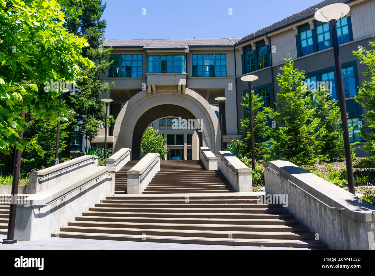 Juli 13, 2019 Berkeley/CA/USA - Die Business School Library an der Universität von Kalifornien, Berkeley Stockfoto