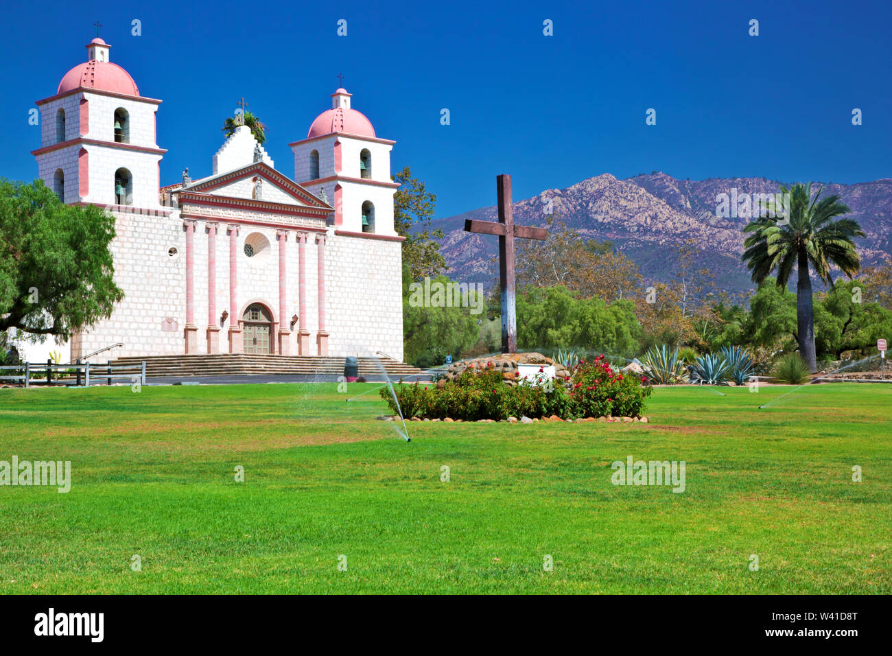 Mission Santa Barbara, Kalifornien Stockfoto
