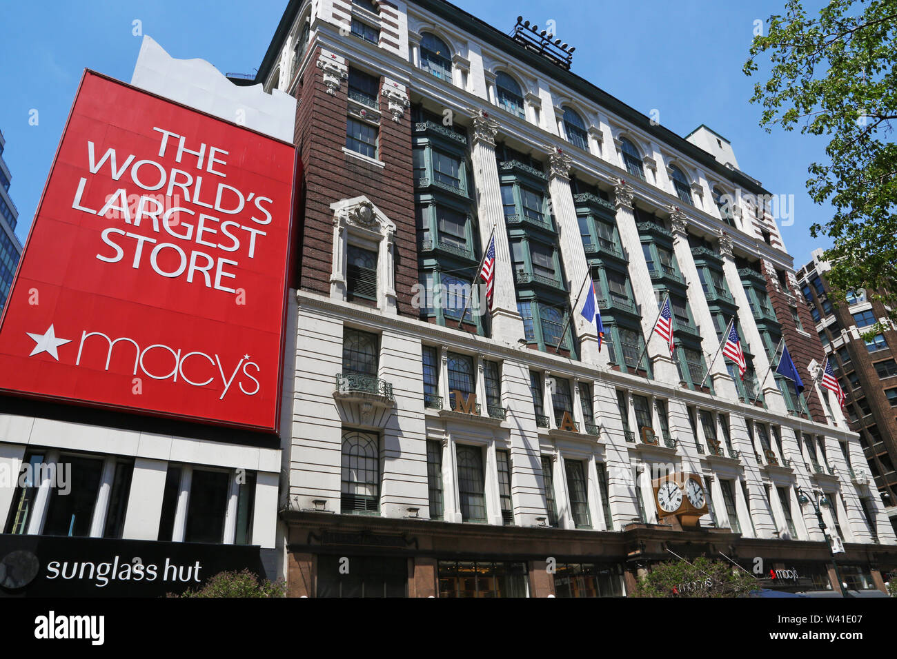 Macy's, dem weltweit größten Store in Manhattan Stockfoto