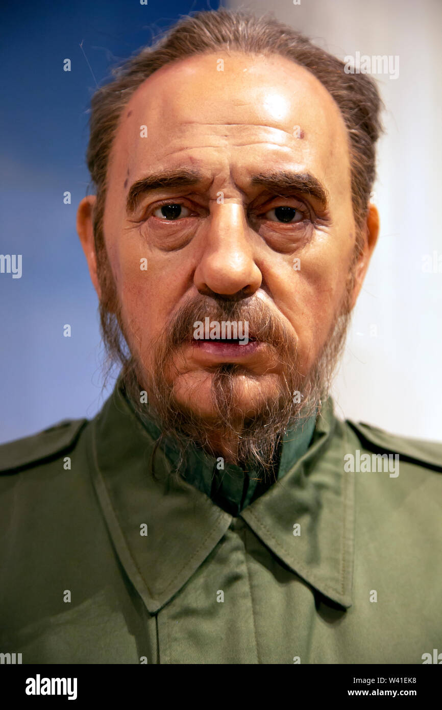 Fidel Castro im Madame Tussauds in New York Stockfoto