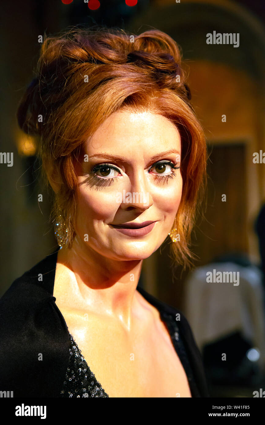 Susan Sarandon in Madame Tussauds in New York Stockfoto