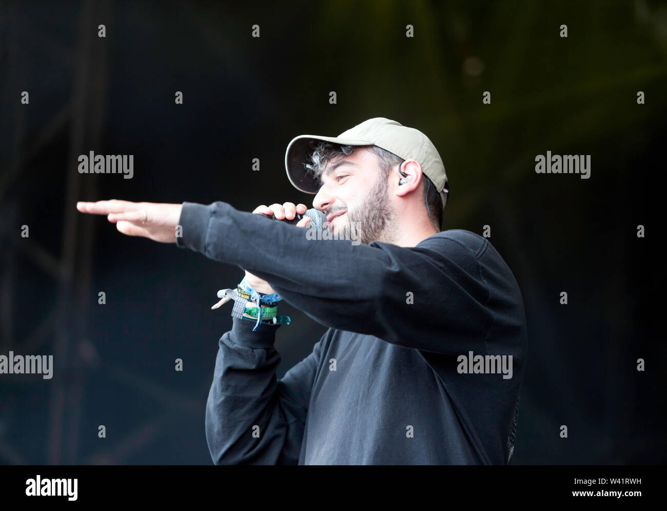 SG Lewis auf der Hauptbühne am OnBlackheath Music Festival 2019 Stockfoto